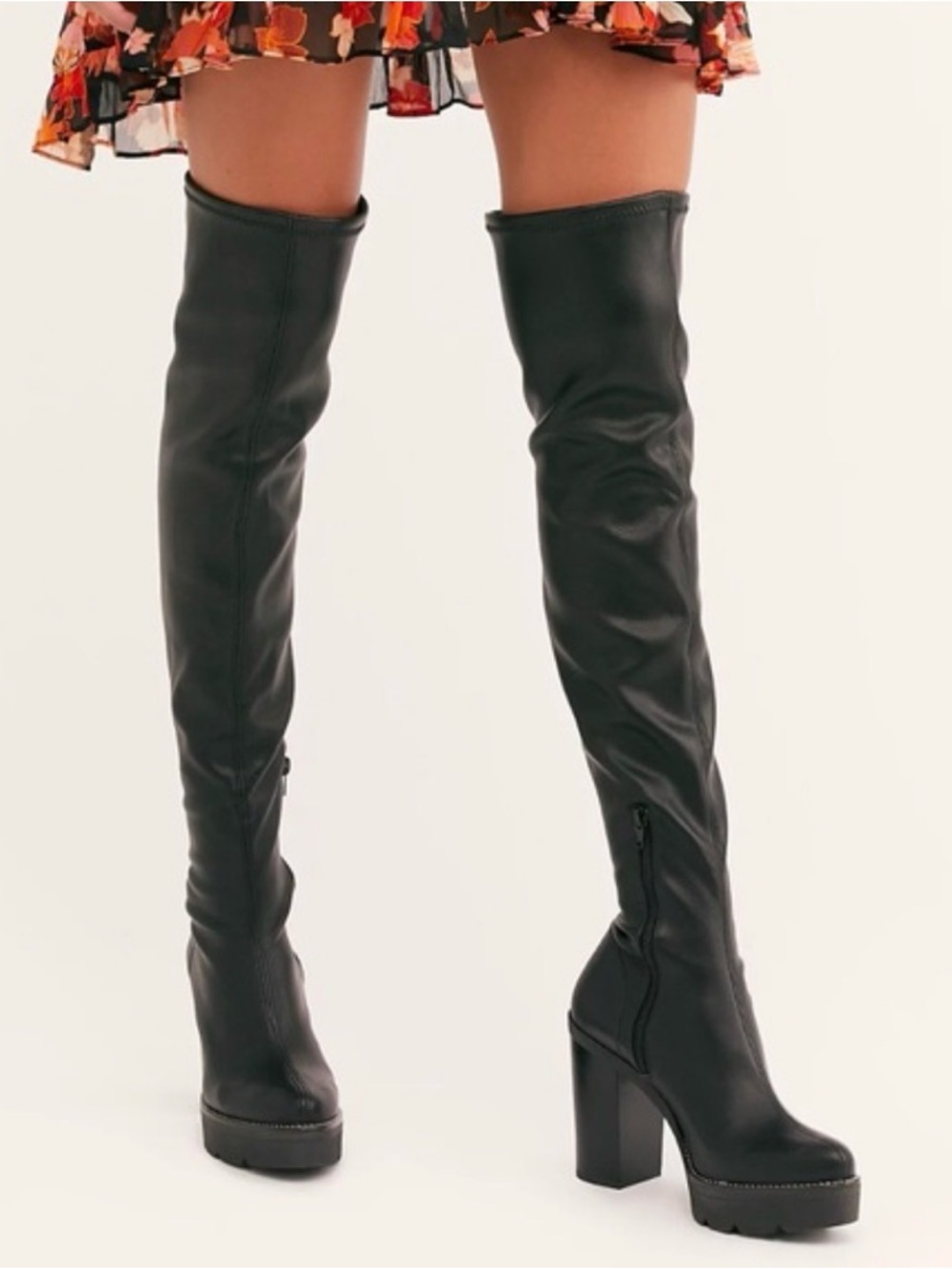 Free People Vegan Oakland Over-The-Knee Boots